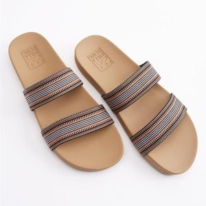 Billabong Womens Coronado Slide Sandal Black White